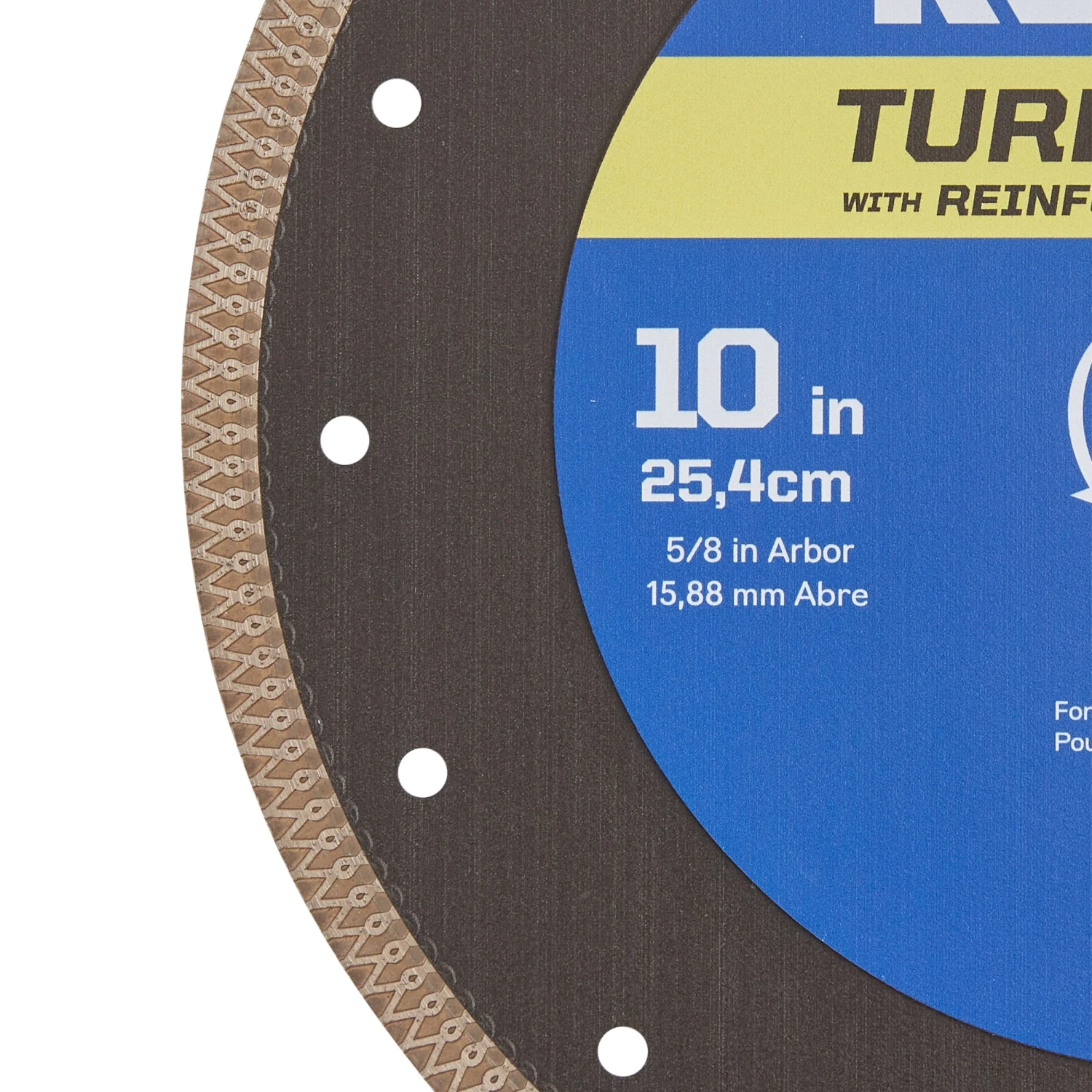 Kobalt CTM10P 10-in Wet Continuous Rim Diamond Saw Blade 2 Kobalt CTM10P 10-in Wet Continuous Rim Diamond Saw Blade -Kobalt Store 45400391