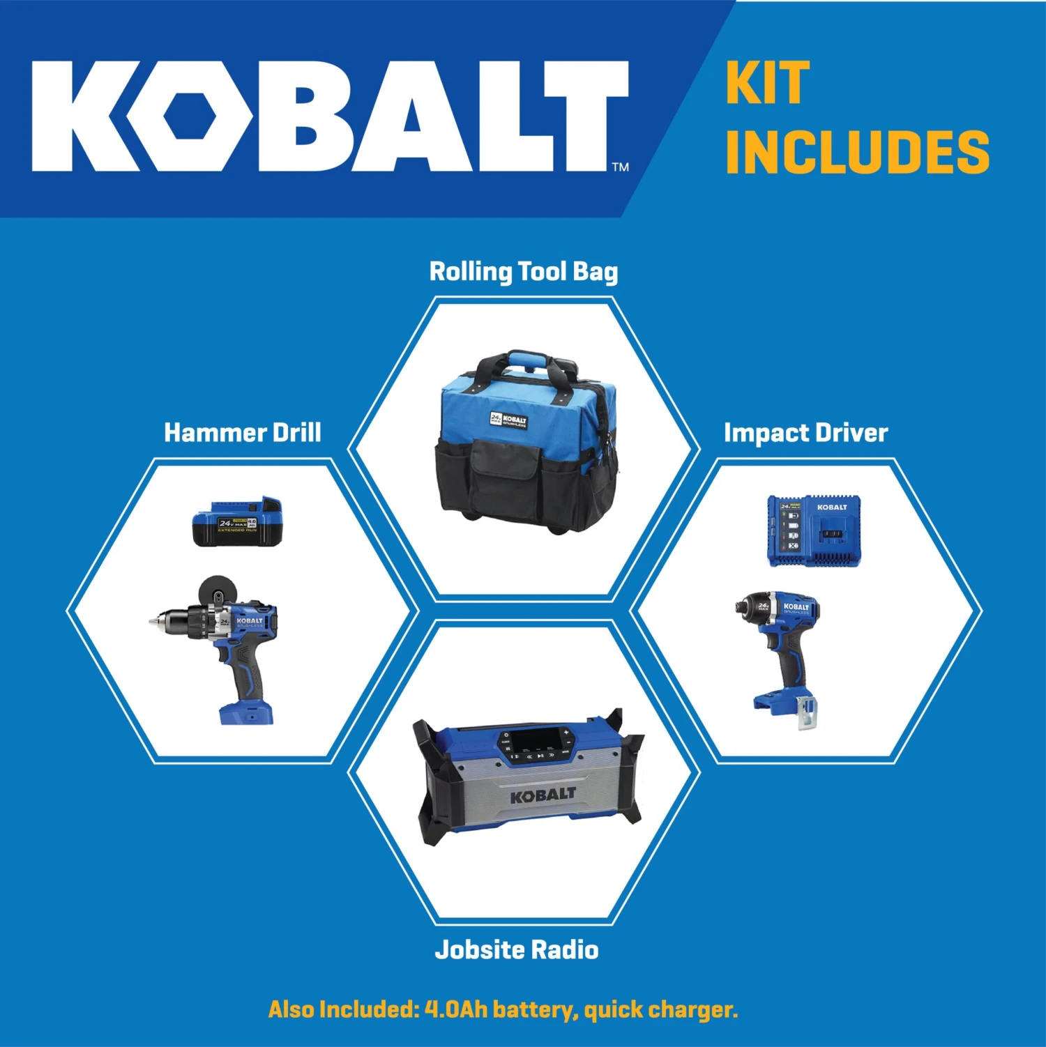 Kobalt 24-volt 3-Tool Brushless Power Tool Combo Kit With Soft Rolling Case (1-Battery Included And Charger Included) 3 Kobalt 24-volt 3-Tool Brushless Power Tool Combo Kit With Soft Rolling Case (1-Battery Included And Charger Included) -Kobalt Store 66976739 scaled