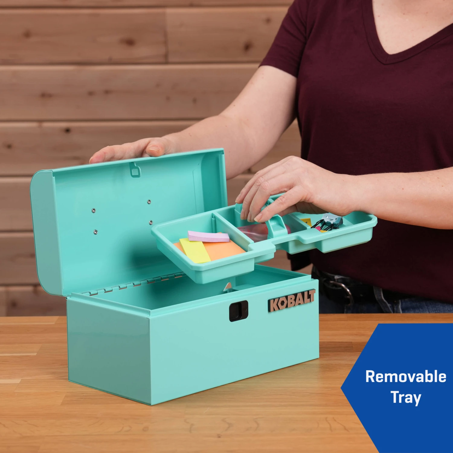 Kobalt Portable Mini Toolbox 10.83-in W X 5.91-in H X 5.91-in D Teal Steel Tool Box 8 Kobalt Portable Mini Toolbox 10.83-in W X 5.91-in H X 5.91-in D Teal Steel Tool Box -Kobalt Store 73521707 scaled