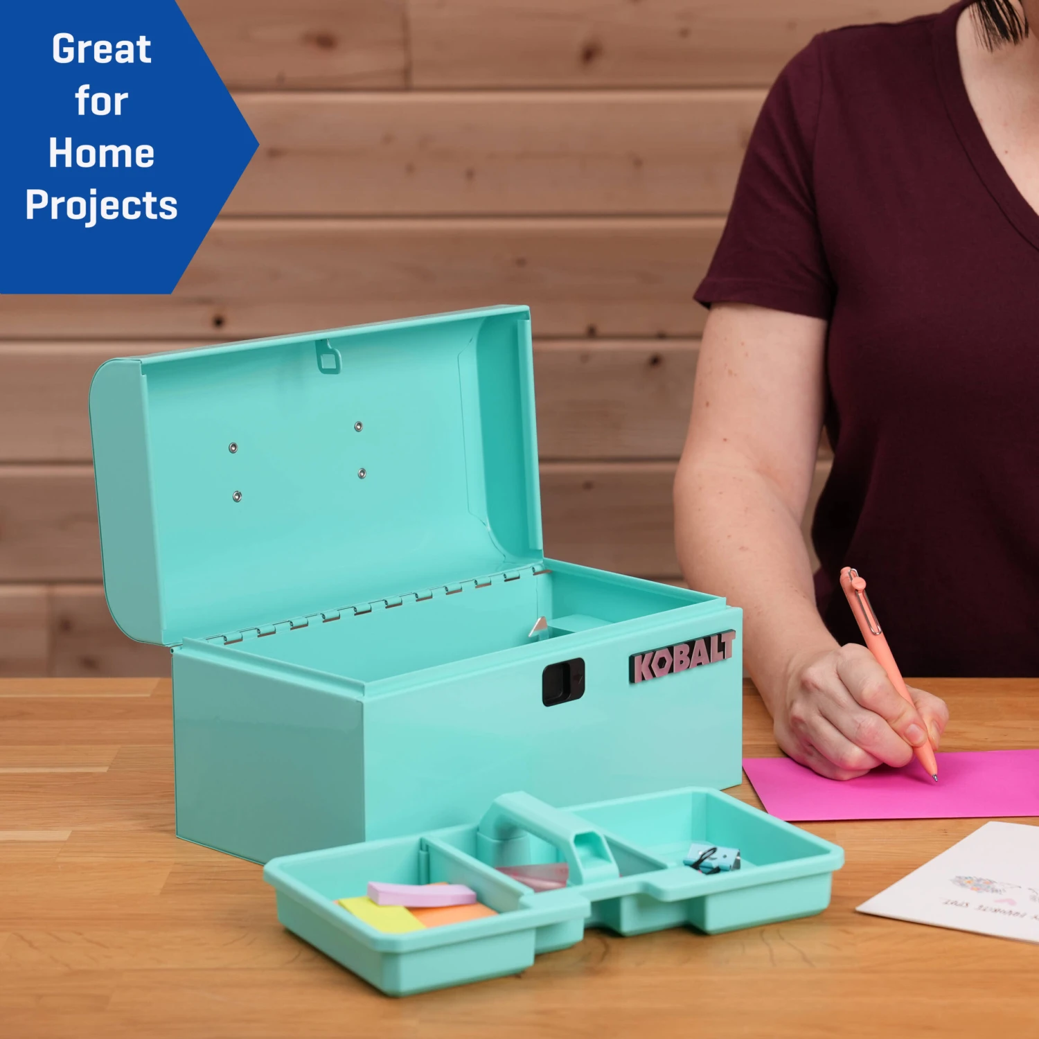 Kobalt Portable Mini Toolbox 10.83-in W X 5.91-in H X 5.91-in D Teal Steel Tool Box 9 Kobalt Portable Mini Toolbox 10.83-in W X 5.91-in H X 5.91-in D Teal Steel Tool Box -Kobalt Store 73521712 scaled