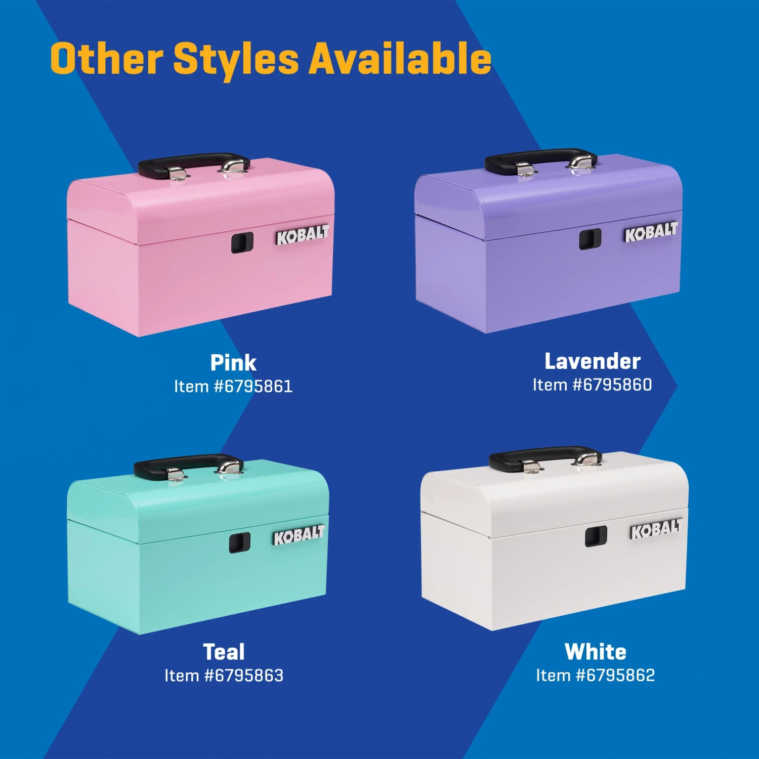 Kobalt Portable Tool Boxes 10.83-in W X 5.91-in H X 5.91-in D 2 -Drawer Lavender Steel Tool Box 5 Kobalt Portable Tool Boxes 10.83-in W X 5.91-in H X 5.91-in D 2 -Drawer Lavender Steel Tool Box -Kobalt Store 74364382 4 scaled