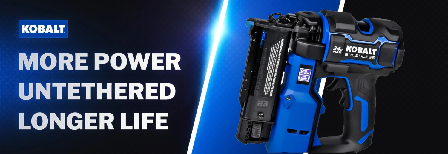 Kobalt XTR 1-3/8-in 23 -Gauge Cordless Pin Nailer ( Battery Not Included And Charger Not Included ) 12 Kobalt XTR 1-3/8-in 23 -Gauge Cordless Pin Nailer ( Battery Not Included And Charger Not Included ) -Kobalt Store 75019333 scaled